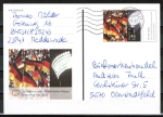 Bund 2517 als Ganzsachen-Postkarte PSo mit eingedr. Marke 45 Ct. Sport 2006 zur Essener Messe 2006, gelaufen 2006, codiert