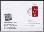 Bund 891 als portoger. EF mit 50 Pf Europa 1976 auf Inlands-Brief bis 20g von 1976-1978