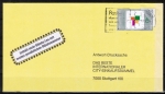 Bund 928 als portoger. EF mit 40 Pf Carl F. Gauss auf Briefdrucksache bis 20g von 1977-1978