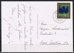 Bund 978 als portoger. EF mit 30 Pf Clemens Brentano auf Orts-Postkarte innerhalb Berlins von 1979-1982
