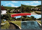 Ansichtskarte Oberzent / Finkenbach mit 4 Orts-Ansichten, coloriert, um 1965