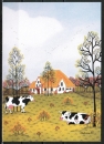 Ansichtskarte von Elvira Behrens - "Glückliche Kühe"