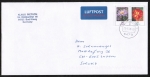 Bund Ganzsachen-Umschlag mit eingedruckten Marken 50 Cent Blumen Aster + 20 Tagetes als Europa-Brief bis 20g von 2009 in die Schweiz, codiert