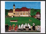 Ansichtskarte von Petra Moll (1921-1989) - "Die Wieskirche"