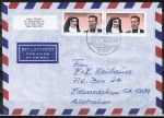 Bund 1352 als portoger. MeF mit 80 Pf Stein + Mayer auf Luftpost-Brief bis 5g von 1988 nach Australien