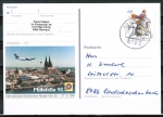 Bund 1504 als Sonder-Ganzsachen-Postkarte PSo 25 mit eingedruckter Marke 60 Pf Jan von Werth portoger. als Postkarte 1991-1993 gelaufen