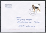 Bund 1799 als portoger. EF mit 100 Pf Jugend 1995 / Schäferhund auf Inlands-Brief bis 20g von 1995-1997, codiert