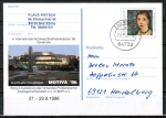 Bund 1854 als Sonder-Ganzsachen-Postkarte PSo 43 mit eingedr. Marke 80 Pf P. Modersohn - 1996/1997 als Postkarte gebraucht, codiert