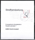 Bund 2296 als portoger. EF mit 0,55  Frauen-Marke auf Inlands-Streifbandzeitung bis 50g von 2004-2011