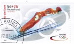 Bund 2239 als portoger. EF mit 56 Cent Sport 2002 / Skispringer auf Inlands-Brief bis 20g von 2002 im Ankauf gesucht !