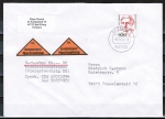 Bund 1397 als portoger. EF mit 500 Pf Frauen-Dauerserie auf Nachnahme-Brief 20-50g von 1993-1997