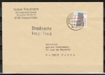 Bund 1375 als portoger. EF mit 120 Pf SWK aus Rolle auf Ausl.-Drucksache 20-50g von 1990 nach Frankreich