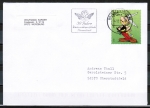 Bund 3177 Skl. (Mi. 3179) als portoger. EF mit 62 Cent "Asterix" als Skl.-Marke auf Inlands-Brief bis 20g von 2015, codiert