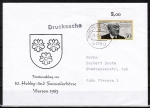 Bund 926 als portoger. EF mit 50 Pf Jean Monnet auf Inlands-Drucksache bis 20g von 1983