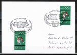 Bund 735 als portoger. MeF mit 2x 30 Pf Basketball Inlands-Postkarte mit SST von 1992, codiert, ohne Text