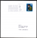 Bund 803 als portoger. EF mit 70 Pf Jugend 1974 auf Nichtstandard-Infopost bis 20g von 1997-2002, 14x14 cm