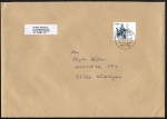 Bund 2307 als portoger. EF mit 2,20 ¤ SWK aus Bogen, Sicherheitsfarbe in Druckfarbe, auf schwerem C5-Inlands-Brief über 2 cm Dicke von 2003-2012