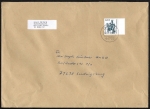 Bund 2307 als portoger. EF mit 2,20 ¤ SWK aus Bogen, Sicherheitsfarbe ganzflächig, auf schwerem C5-Inlands-Brief über 2 cm Dicke von 2003-2012