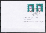 Bund 743 als portoger. MeF mit 2x 30 Pf Wohlfahrt 1972 auf Inlands-Brief bis 20g von 1981