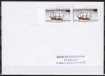 Bund 929 - 10 Pf berfrankierte MeF mit 2x 30 Pf Jugend 1977 auf Inlands-Brief bis 20g von 1977