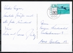 Bund 811 als portoger. EF mit 30 Pf Fussball-WM auf Orts-Postkarte innerhalb Berlins von 1979-1982