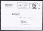 Bund 830 als portoger. EF mit 70 Pf Albert Schweitzer auf Inlands-Infobrief bis 20g von 1995-1997, codiert