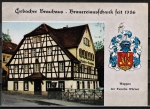AK Erbach, "Erbacher Brauhaus" - Familie Wrner, um 1960