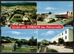 AK Erbach mit 4 verschiedenen Ansichten, um 1970 / 1975