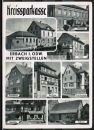 AK Kreissparkasse Erbach mit Zweigstellen, gelaufen 1953, dnne Karte, Ecken etwas "rund"