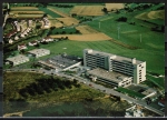 AK Erbach, Kreiskrankenhaus, Luftaufnahme, gelaufen 1972