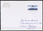 Bund 839 als portoger. EF mit 70 Pf Jugend 1975 auf VGO-Auslands-Brief bis 20g von 1991 nach Spanien