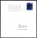 Bund 833 als portoger. EF mit 70 Pf Michelangelo auf Nichtstand.-Inlands-Infopost bis 20g von 1997-2002, 14x14 cm, codiert !