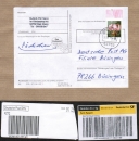 Bund 3118 als portoger. EF mit 440 Ct. Blumen aus Bogen auf Inlands-P�ckchen-Adresse (1 bis 2 kg) von 2015 mit Label, Preis Verhandlungssache