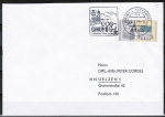 Bund 860 als portoger. EF mit 50 Pf Alsfeld auf Inlands-Brief bis 20g als Stempel-Beleg mit gedruckter Adresse