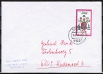 Bund 941 als portoger. EF mit 50 Pf Bischof von Ketteler auf Inlands-Brief bis 20g von 1977-1978