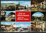 AK Erbach, Mehrbild-Karte mit Erbacher Ansichten, gelaufen ca. 1977, Marke entfernt