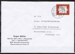 Bund 677 als portoger. EF mit 30 Pf Albrecht Dürer auf Inlands-Brief bis 20g von 1971-1972
