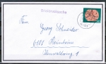 Bund 760 als portoger. EF mit 30 Pf Metereologie auf Briefdrucksache bis 20g von 1973-1974