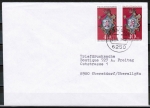 Bund 764 als portoger. MeF mit 2x 40 Pf Phila-Kongress aus Bogen auf Briefdrucksache 20-50g von 1981
