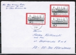 Bund 761 als portoger. MeF mit 3x 40 Pf Hamburg auf Auslands-Brief bis 20g vom Dez. 1982 nach Polen