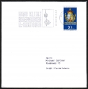 Bund 767 als portoger. EF mit 70 Pf Phila-Kongress EZM aus IBRA-Block 9 auf Inlands-Nichtstand.-Infopost 14x14 cm von 1997-2002
