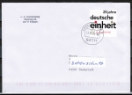 Bund 3182 als portoger. EF mit 62 Cent Deutsche Einheit auf Inlands-Brief bis 20g von 2015, codiert