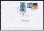 Bund 866 als portoger. Mischfrankatur mit 10 Pf Tag der Briefmarke 1975 + 40 Pf Zusatz auf Inlands-Brief bis 20g von 1975-1978