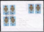 Bund 866 als portoger. MeF mit 6x 10 Pf Tag der Briefmarke 1975 auf Inlands-Brief bis 20g von 1980