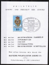 Bund 866 als Verwendung der 10 Pf Marke Tag der Briefmarke 1975 auf Sonderstempel-Beleg von 1976
