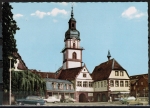 AK Erbach, Marktplatz mit Rathaus, um 1960