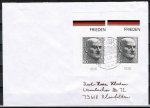 Bund 871 als portoger. MeF mit 2x 50 Pf Stresemann EZM aus Block 11 auf Inlands-Brief bis 20g vom Mai 1997