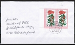 Bund 869 als (portoger.?) MeF mit 2x 50 Pf Wohlfahrt 1975 auf Inlands-Brief "20-50g" von 1980