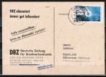 Bund 775 als portoger. EF mit 30 Pf Umweltschutz auf Auslands-Drucksache-Postkarte von 1973 in die Niederlande