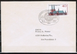 Bund 779 als portoger. EF mit 40 Pf Lbecker Dom auf Inlands-Brief bis 20g mit ESST von 1973